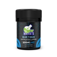 Prof Whyte's Blue Razz Flavored 500MIT Kratom Gummies(10ct)(1)